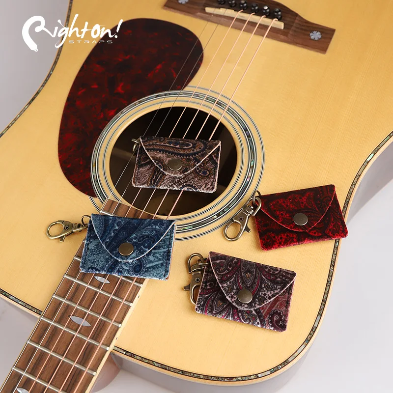 

Right on! Strap Paisley Guitar Pick Puch Keychain