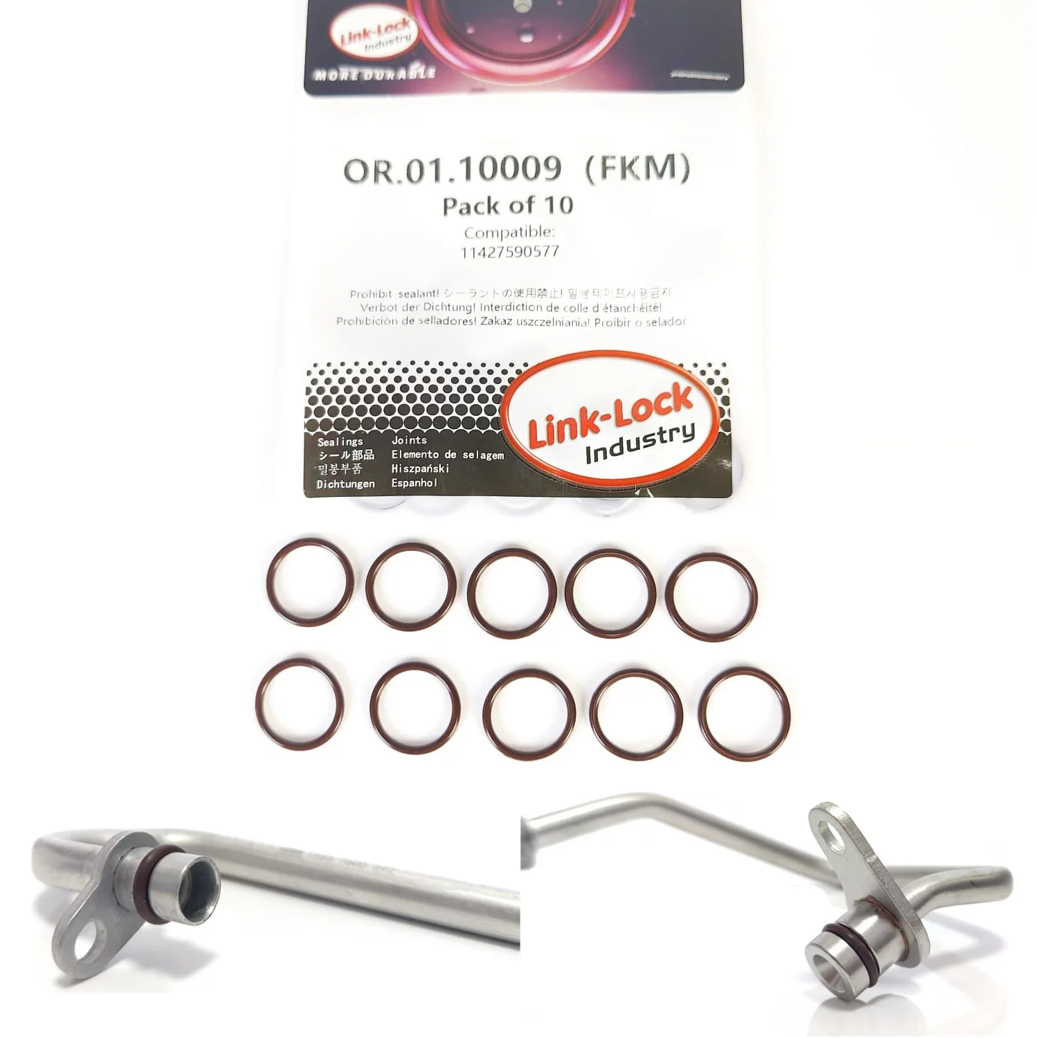 10PCS Fkm Viton OR.…