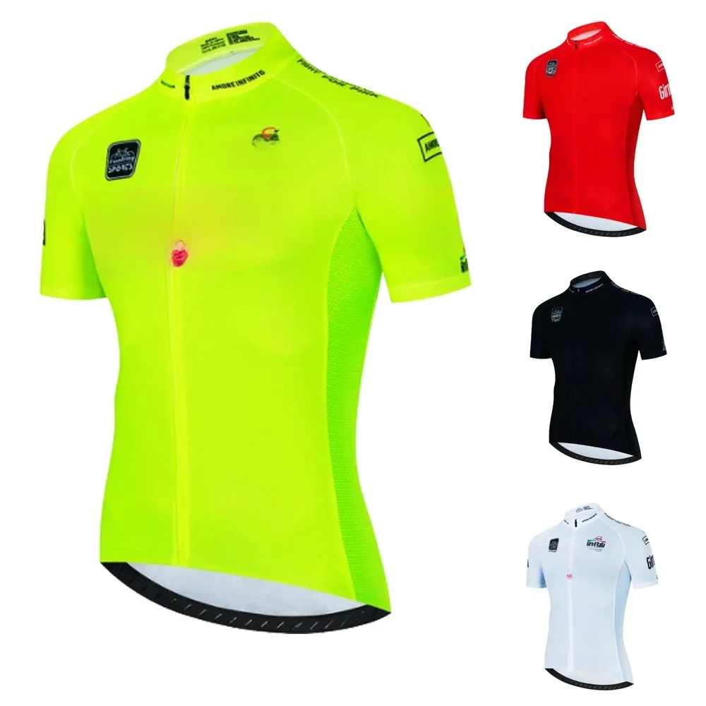 AliExpress NONE Cycling Jersey Men's Tour De Giro D'ITALIA Cycling Shirt Summer Short Sleeve Quick-dry MTB Bike Ropa Ciclismo Hombre Sport Wear