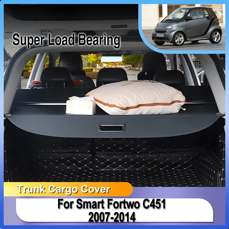 For Mercedes-Benz Smart Fortwo MK2 C451 2007~2014 2008 2009 2010 Retractable Trunk Security Cover Shielding Shade Accessories