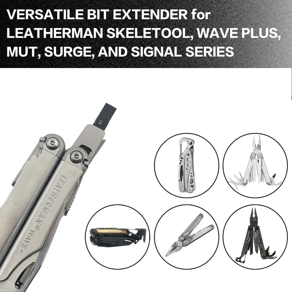 

Набор бит для очковых инструментов Leatherman, сменные двусторонние плоские отвертки, биты Phillips и плоские отвертки для очков