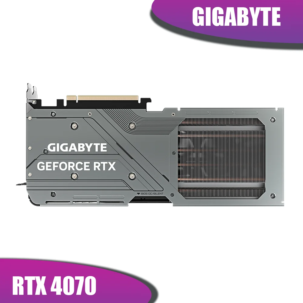 Игровая Видеокарта GIGABYTE GeForce RTX 4070 12 Гб GDDR6X PCI Express 4,0x16 ATX, видеокарта Nvidia 40 серии GPU для настольного ПК RTX 4070, графика