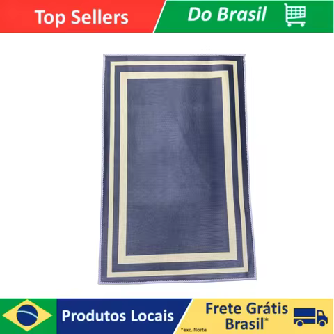 Tapete Decorativo Macio Para Sala De Estar e Corredor Macio e Resistente 60x40cm