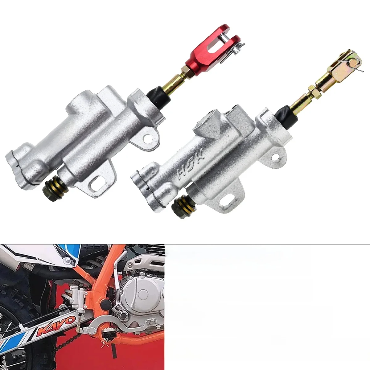 AliExpress LFMT Motorcycle Rear Hydraulic Brake Master Cylinder Pump For Kayo T2 T4 T6 K2 K6 Bosuer BSE M4 M2 K5 Nc250 250cc ATV Dirt Bike