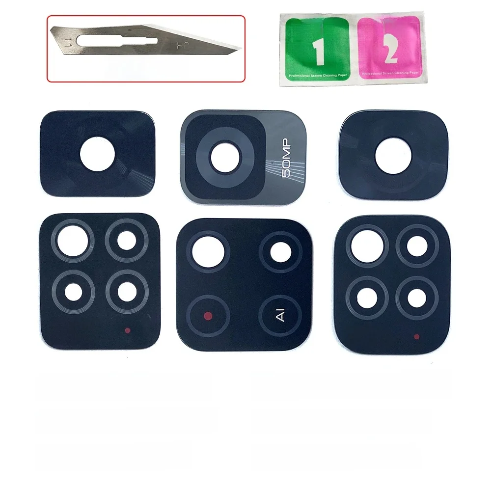 Lentille en verre de caméra arrière avec colle arina, outils de réparation pour Xiaomi Redmi Note 11 Pro + Plus 5G 11T 5G 11S 11E