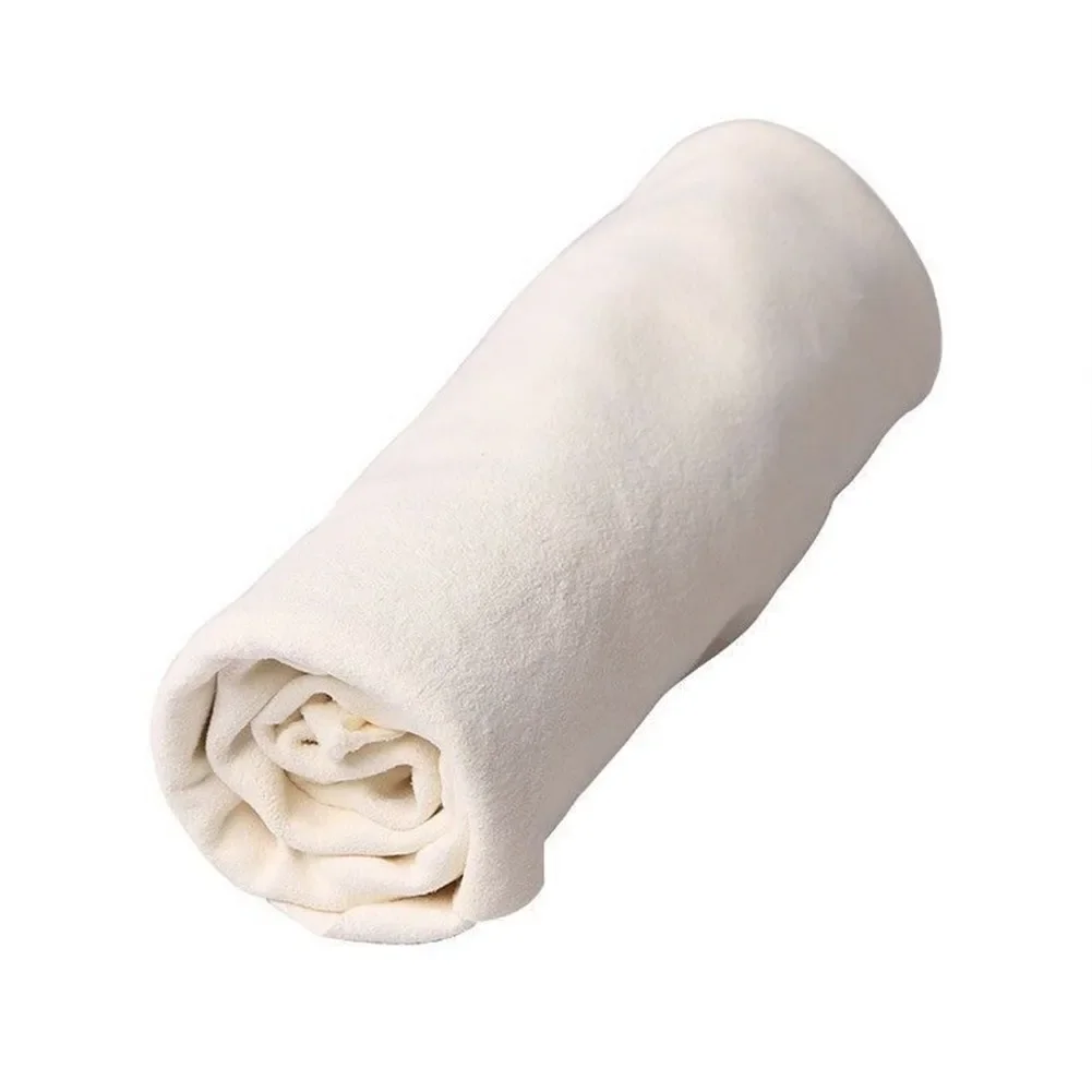 Serviette de Lavage en Chamois Naturel pour Gril en Cuir, vaccage Rapide, Super Absorbant, Outil de Livres, Maison, Voiture, Moto