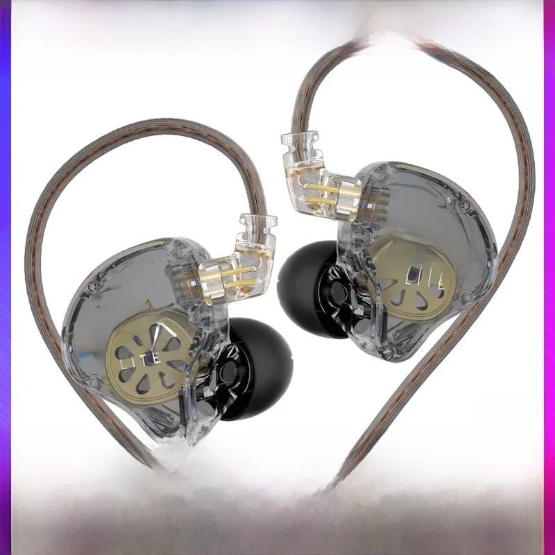 Oryginalne słuchawki KZ EDX Lite HIFI Bass Stereo Music Earbuds In Ear IEM Monitor Stage Live Headphones Gaming Sports Headset Pro — zdjęcie 2