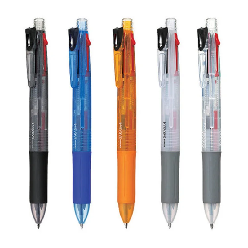 Zebra Sarasa 4 Color Multi Pen 1piece J4J1 0.5mm Knock Ball Pen Zebra Sarasa 4 color multi-pen 05 knock type ballpen 1piece MB