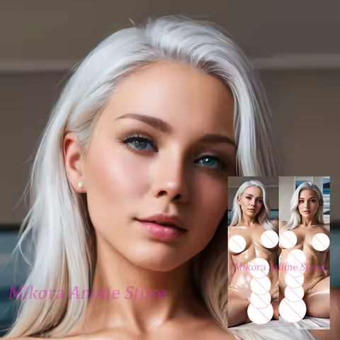 Dakimakura Sweaty Blonde Futa Anime Body Pillow Cover Double Sided Print Life Size Pillowcase Gift
