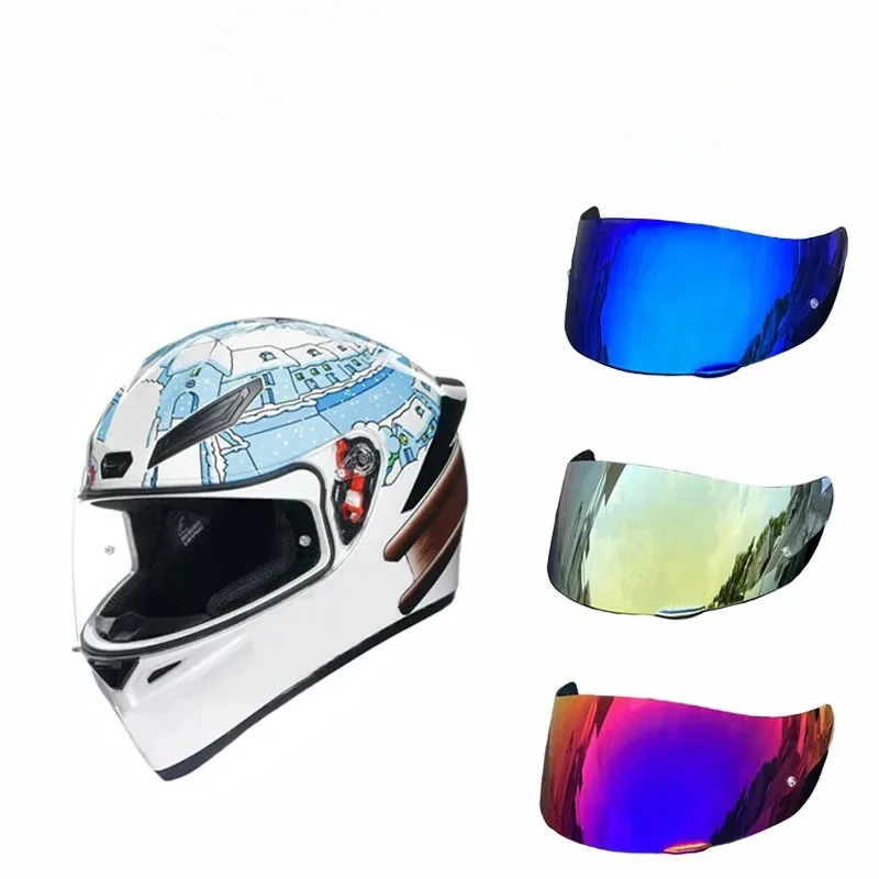 K5 Visier für K5S K5-S K3SV K1 K1S Visera Casco Moto Visier K3SV Helmvisiere UV-Schutz-Linse Integralhelm-Visier