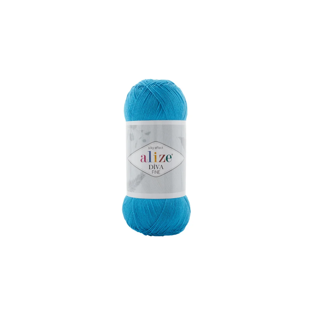 Alize Diva Fine %100 Mikrofiber Akrilik / 100 g - 600 m Soft Amigurumi Yarn for Hand Knitting Crochet Thread DIY Baby Knitwear S