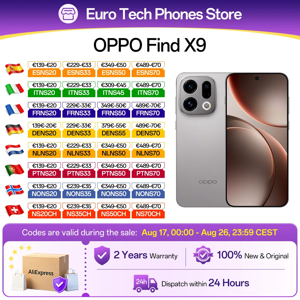Teléfono Inteligente OPPO Find X9, Batería de 7025mAh, 12GB+512GB, Dimensiones, Resistente al Agua IP69, Pantalla AMOLED, Cámara de 50.0MP, Sin Cargador 3