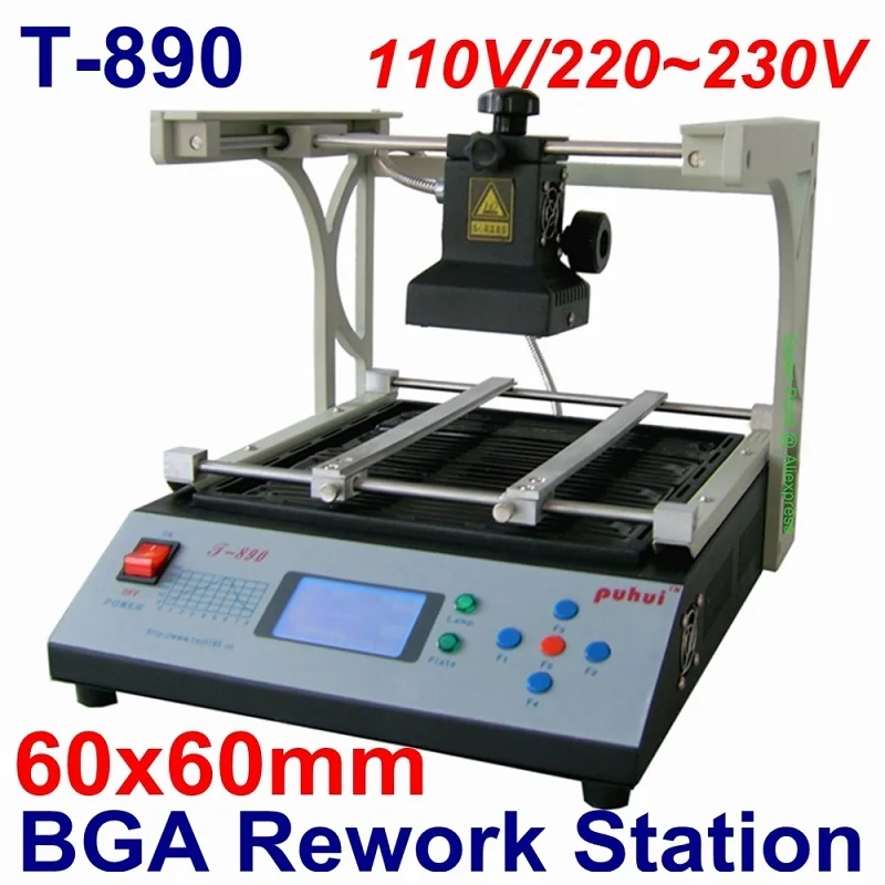 T-890 PUHUI Infrared Rework Station BGA IRDA Double Digital Infrared Soldering Welder T890 SMT SMD Reflow Station 110V/220V New