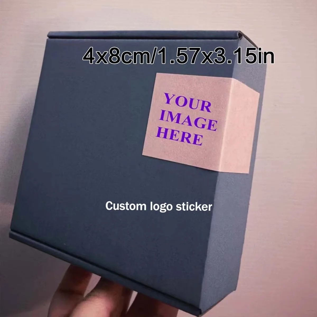 Custom Rectangular Stickers – Personalized Logos & Images – Self-Adhesive Labels – Suitable for Business, Gifts, and Packaging view 2