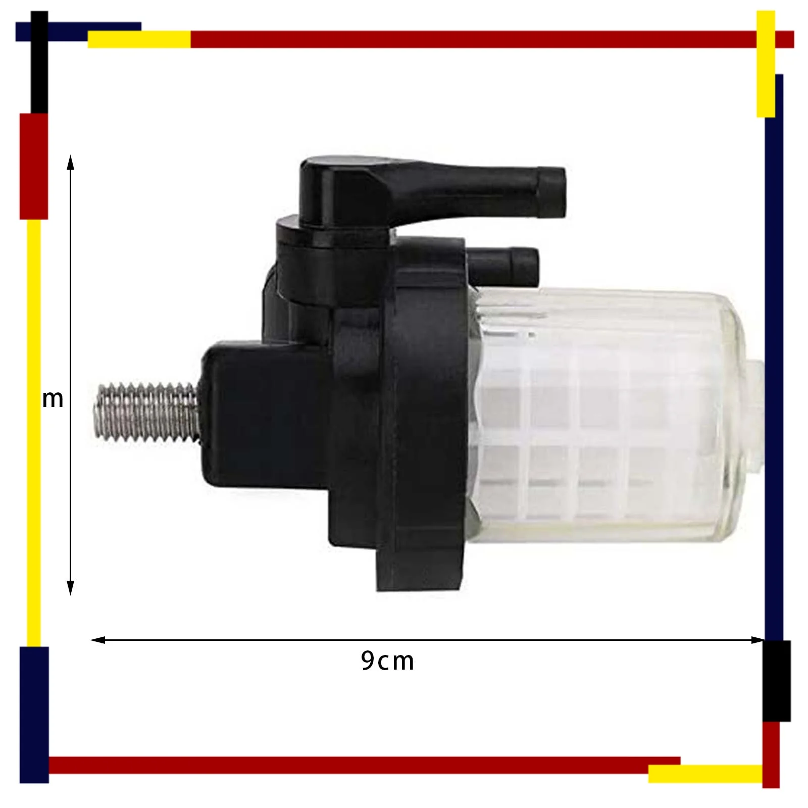 

Boat Engine Filter Marine Parts Replace Marine Boat Fuel Filter for 18-79910 20HP 25HP 2 Strokes Engine Marine Fuel Filter