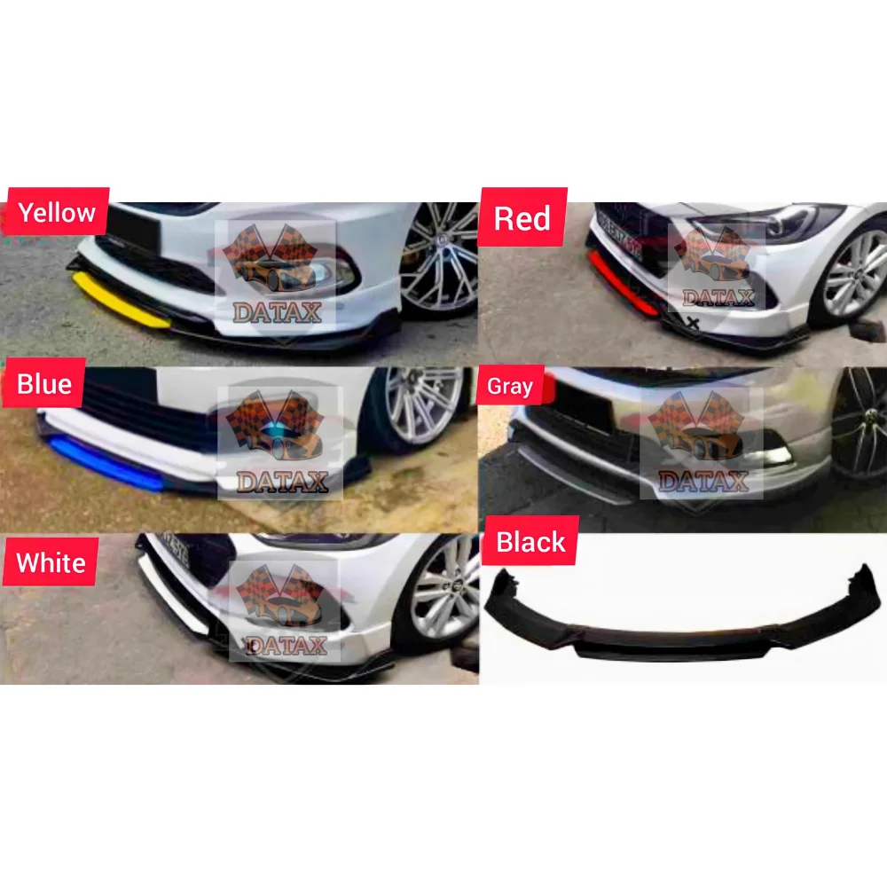 4 Pieces Front Bumper Lip For All Car Models UNIVERSAL Car Accessories Body Kit 6 Color Options Modified Sport Exterior Parts