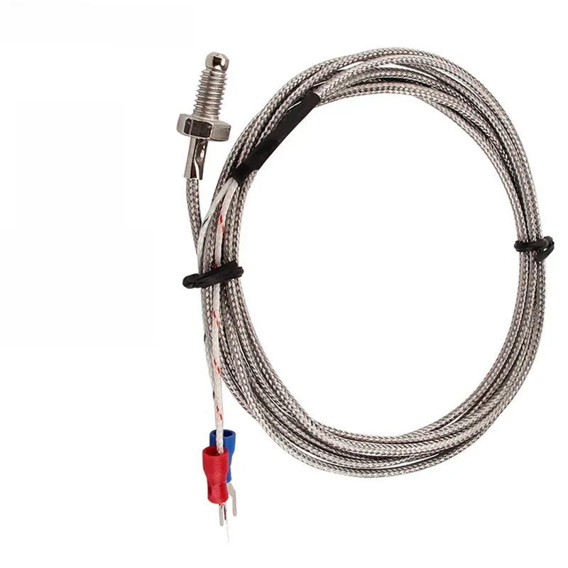 Thermocouple filetage M6 vis Type K 1/2/3/4/5m sonde capteur de température 0-400 ° Contrôleur de température C