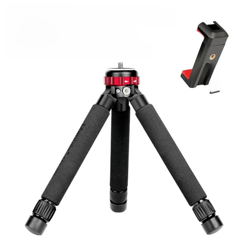 Statyw fotograficzny Manbily MT-02/MT-01 z aluminium, rozkładany uchwyt do uniwersalnych telefonów i akcesoriów GoPro — zdjęcie produktu 7