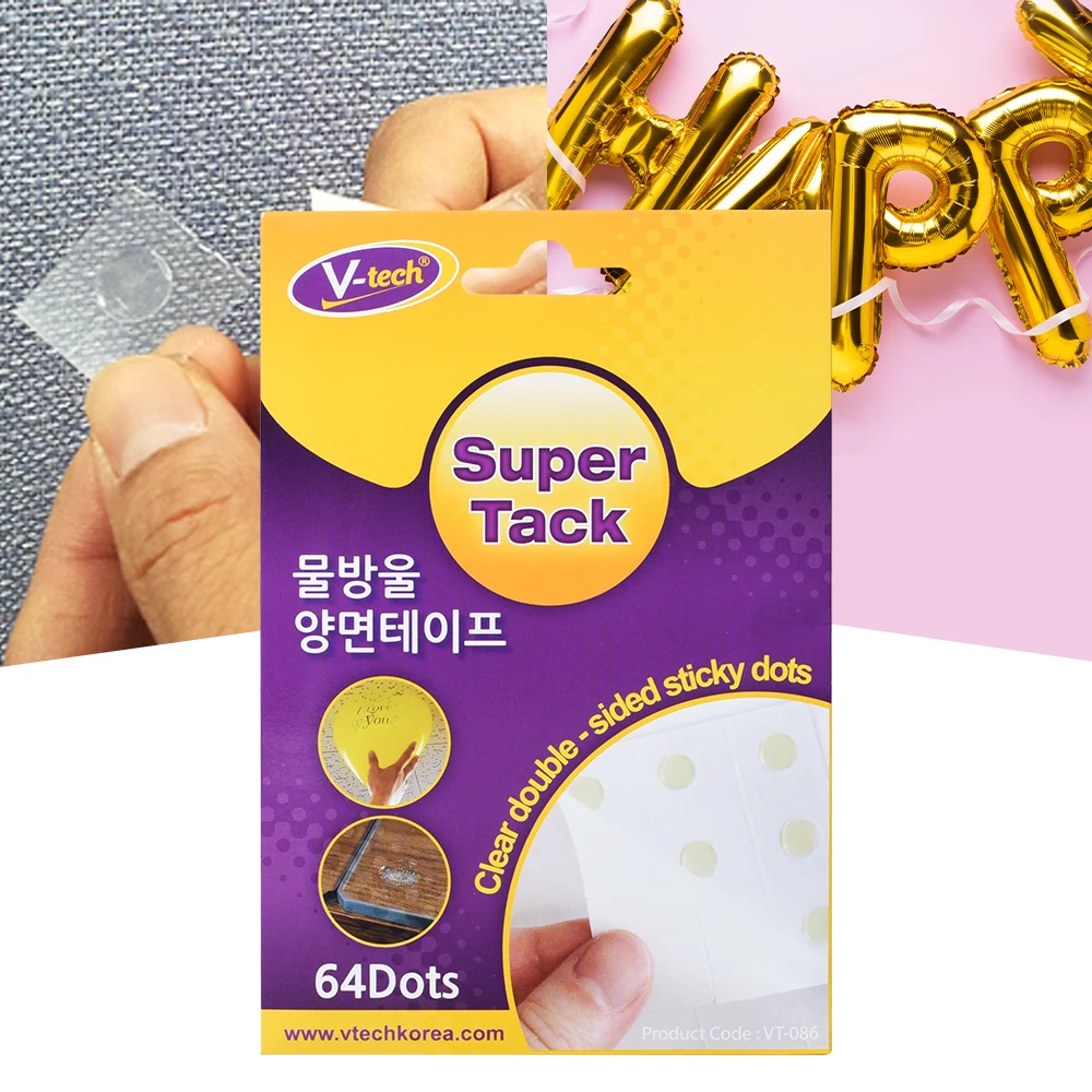 VT-086 V-TECH water-drop shape Double-sided tape balloon event party Decoration easy adhesive