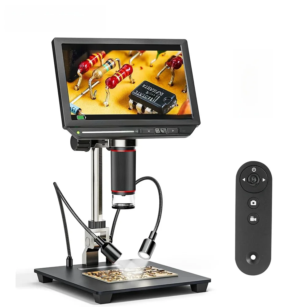 Elikliv Em4 K 4K Hdmi Digitale Microscoop Voor Elektronica 8 "2000x Soldeermicroscoop Voor Pcb Inspectie Reparatie Met 10" Stand - afbeelding 2