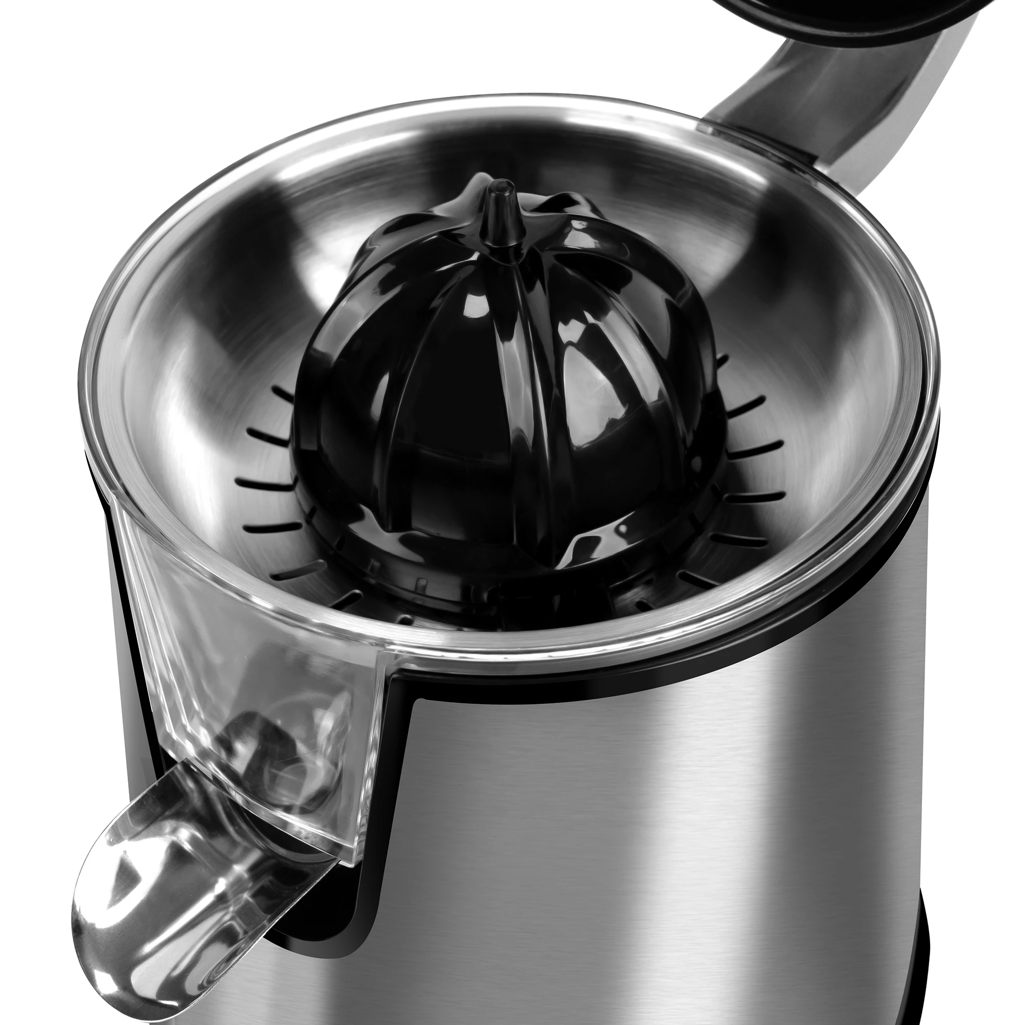 مستخرج عصير أوستاركدم 400 مل، مادة من الستانلس ستيل، قمع شفاف، فلتر فولاذي Ss، كقمع وفوهة مضادة للتنقيط، 600 وات، 230 فولت #6