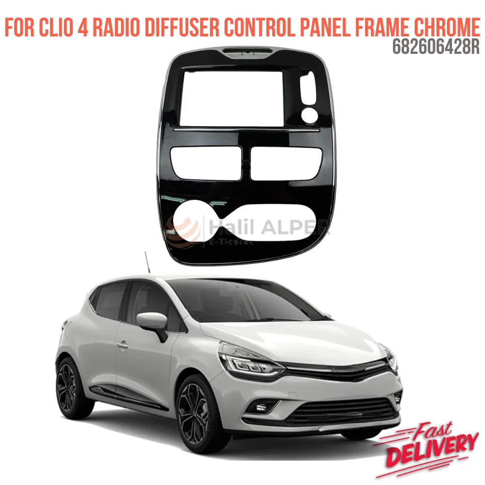 

For Clio 4 Radio Diffuser Control Panel Frame Chrome Oem 682606428R super quality high satisfaction high satisfaction