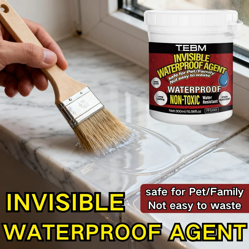 Super Invisible Transparent Waterproof Sealant, Nano Leak-Proof Coating, Crystal Clear Sealing Glue -Once Solution the Recurring