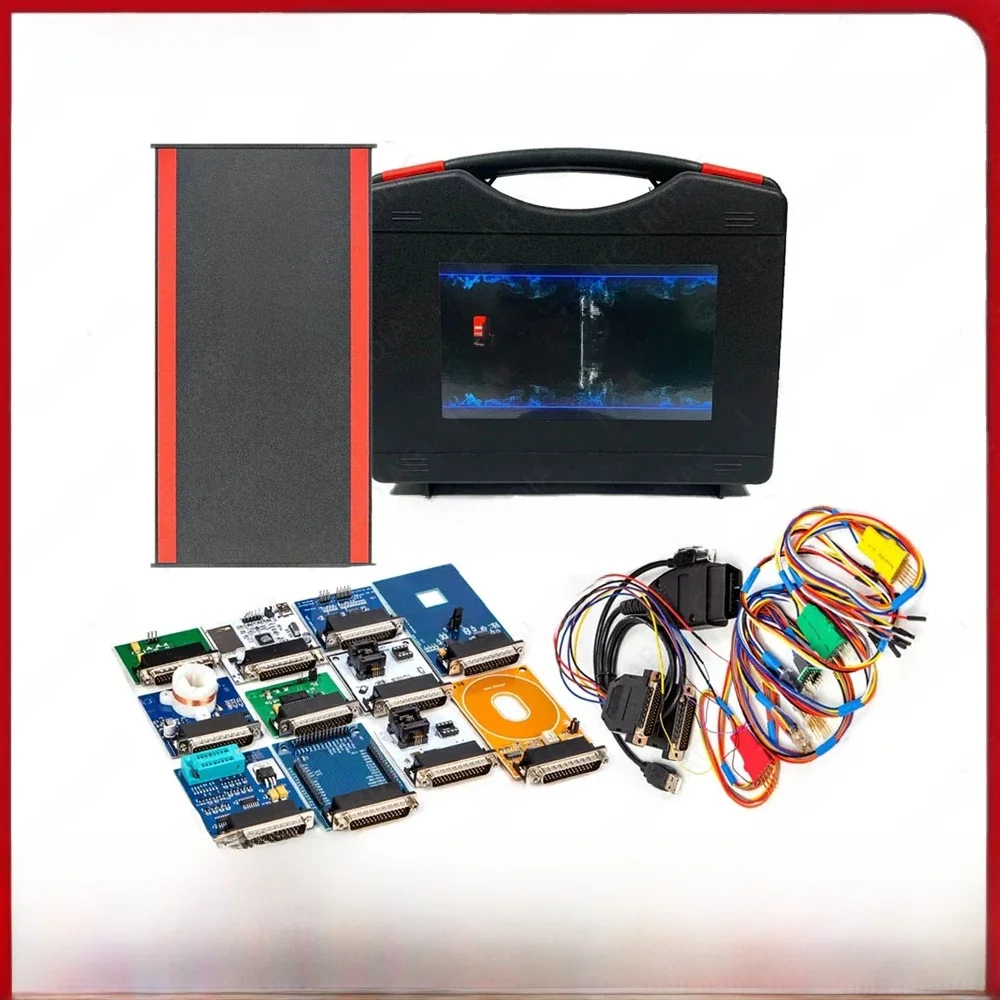 2023 Iprog Pro Full V89 Met 7/11 Adapters Ondersteunen Eeprom Immo/Km/Radio /Airbag Reset Dashboard Iprog + Ecu Key Programmeur Tool - afbeelding 2