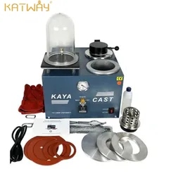 KATWAY Casting Machine & Melt Machine 2L Vacuum Melting Equipment High Temperature Refining Metal for Jewelry Investing HH-CM06