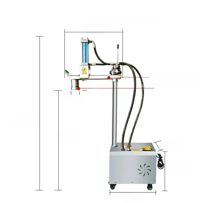 Commercial Hydraulic Rake Ramen Noodle Machine Stainless Steel Electric Cold Noodle Machine 220v 2500w Noodle Machine