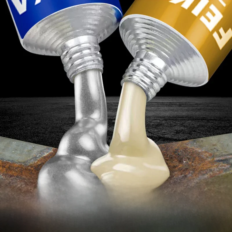 AB Casting Repair Glue, Enchimento De Soldagem De Metal Líquido Resistente A Alta Temperatura, Cola