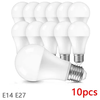 10 stks E27 LED Lamp Lampen AC 220 V SMD2835 3 W 6 W 9 W 12 W 15 W 18 W Lampada Led Gloeilampen Woonkamer Thuis Indoor LED Bombilla