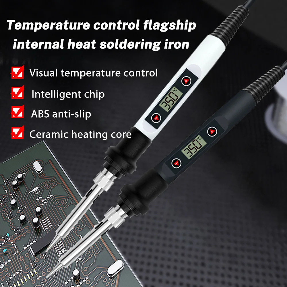 8586 Soldering Station 2 In 1 Digital ESD Hot Air Blower Heat Gun Welding Solder Iron SMD Desoldering Rework Station Tool