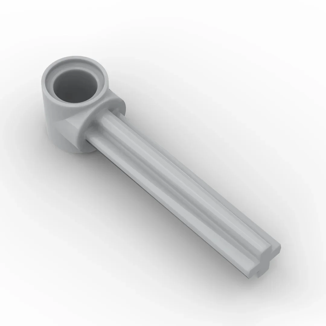 Bloc de Construction à Petites Particules, Technologie MOC 5713, Pièces de Rechange pour Voiture de dehors, 3 Unités, Arbre Croisé avec Connecteur de Trou de Boulon
