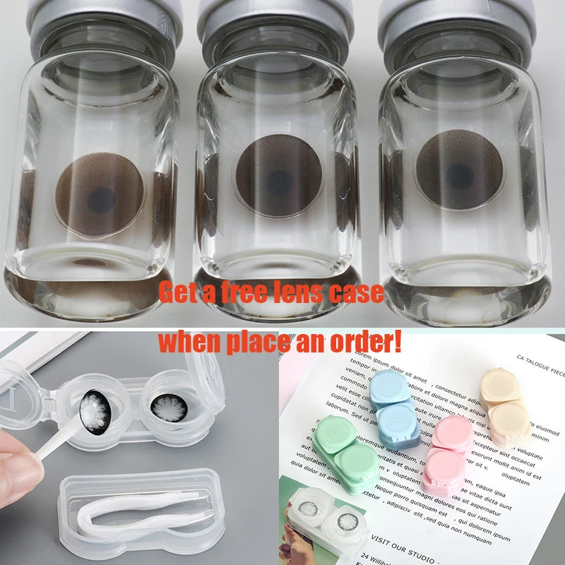 4pcs Iris Therapeutic blind  Lens Prosthetic Contact Lenses for People with Eye Defects