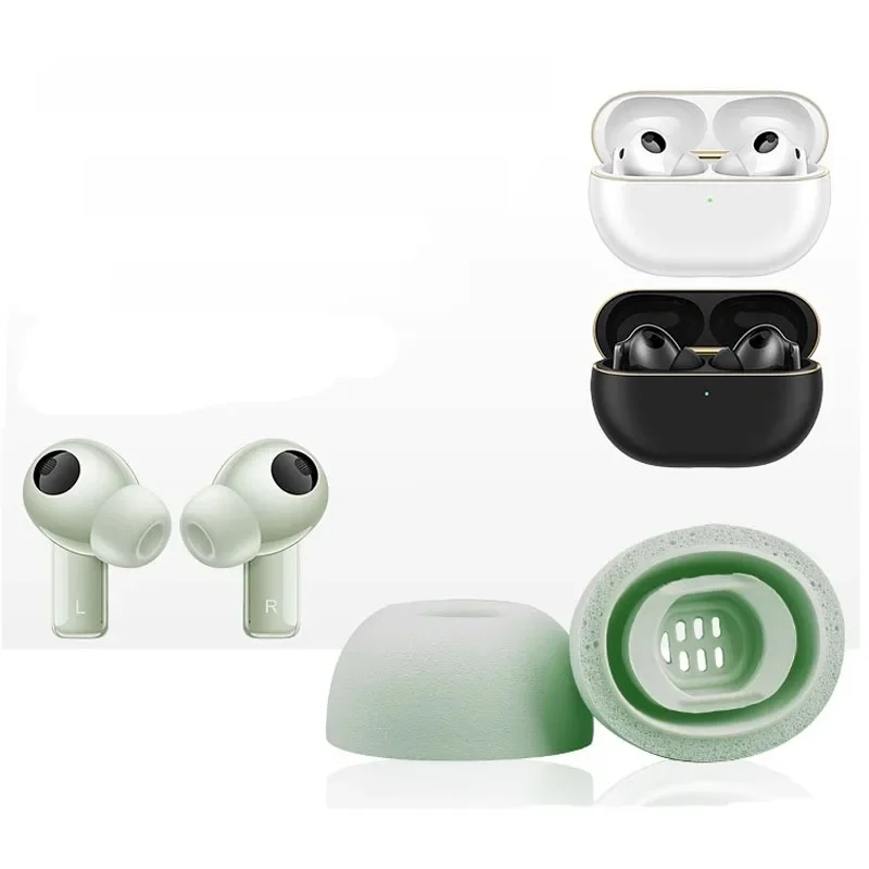 Embouts en mousse à mémoire de forme pour Huawei FreeBuds Pro4, étui pour écouteurs Bluetooth sans fil, housse pour écouteurs FreeBudsPro3/pro2, capuchon d'oreille en éponge