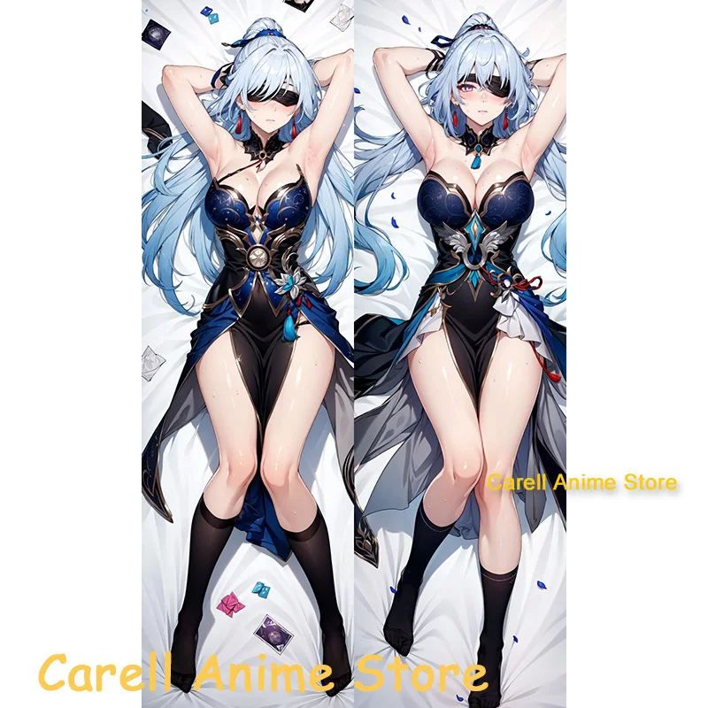 

Dakimakura Keiryu Jingliu Honkai: Star Rail Anime Double-Sided Print Life-size Body Pillow Cover Wifu