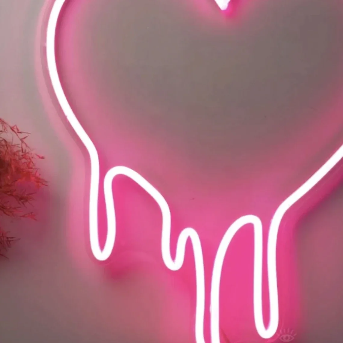 Bleeding Heart Neon Sign Melting Heart Neon Sign Custom Heart Neon Light Neon Sign For Bedroom Living Room Neon Light