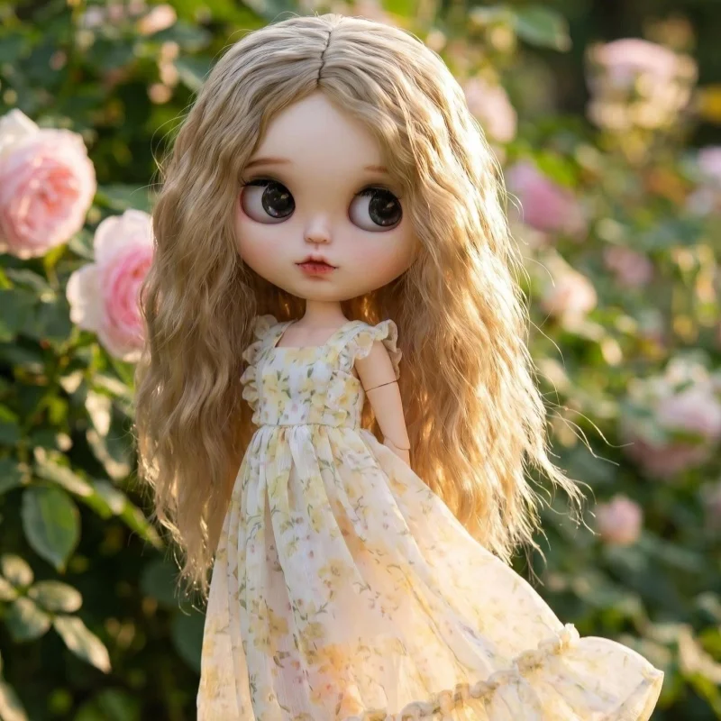 JD706 All Sizes For Long Curly Doll Wig Soft Synthetic Mohair YOSD MSD SD Blythes Hair Wholesale BJD Wigs Doll Accessories