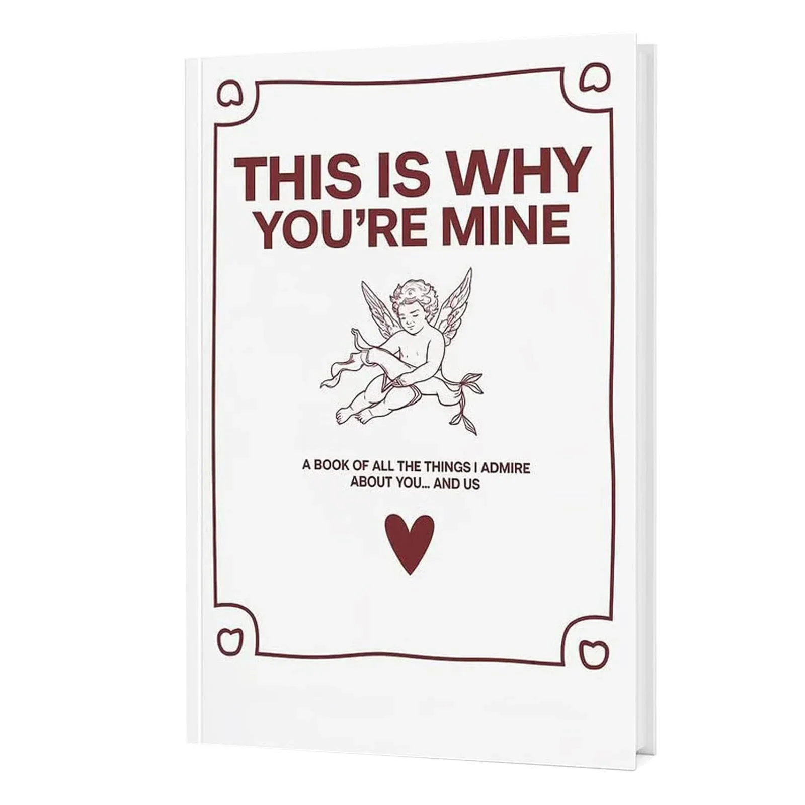 Couple Memory & Gratitude Journal, This Is Why You're Mine, Fill-In Love Book for Boyfriend, Girlfriend & Spouse
