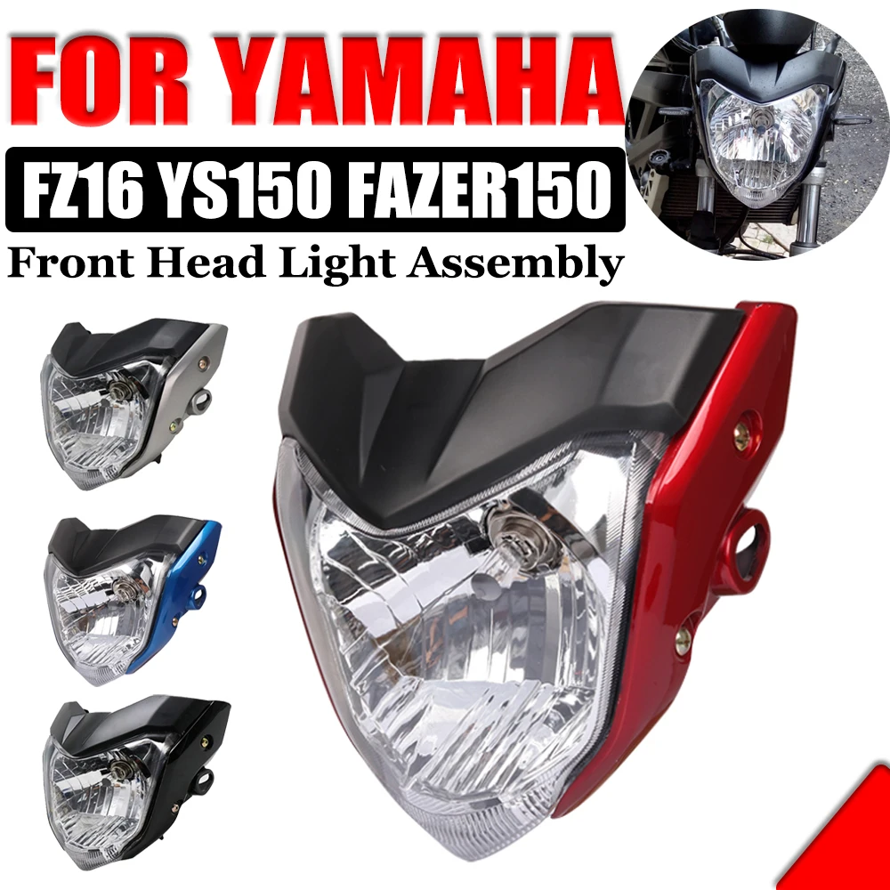 

Motorcycle Led Headlight Front Head Light Signal With Bulb Bracket Assembly For Yamaha FZ16 FZ 16 YS150 FAZER150 YS FAZER 150