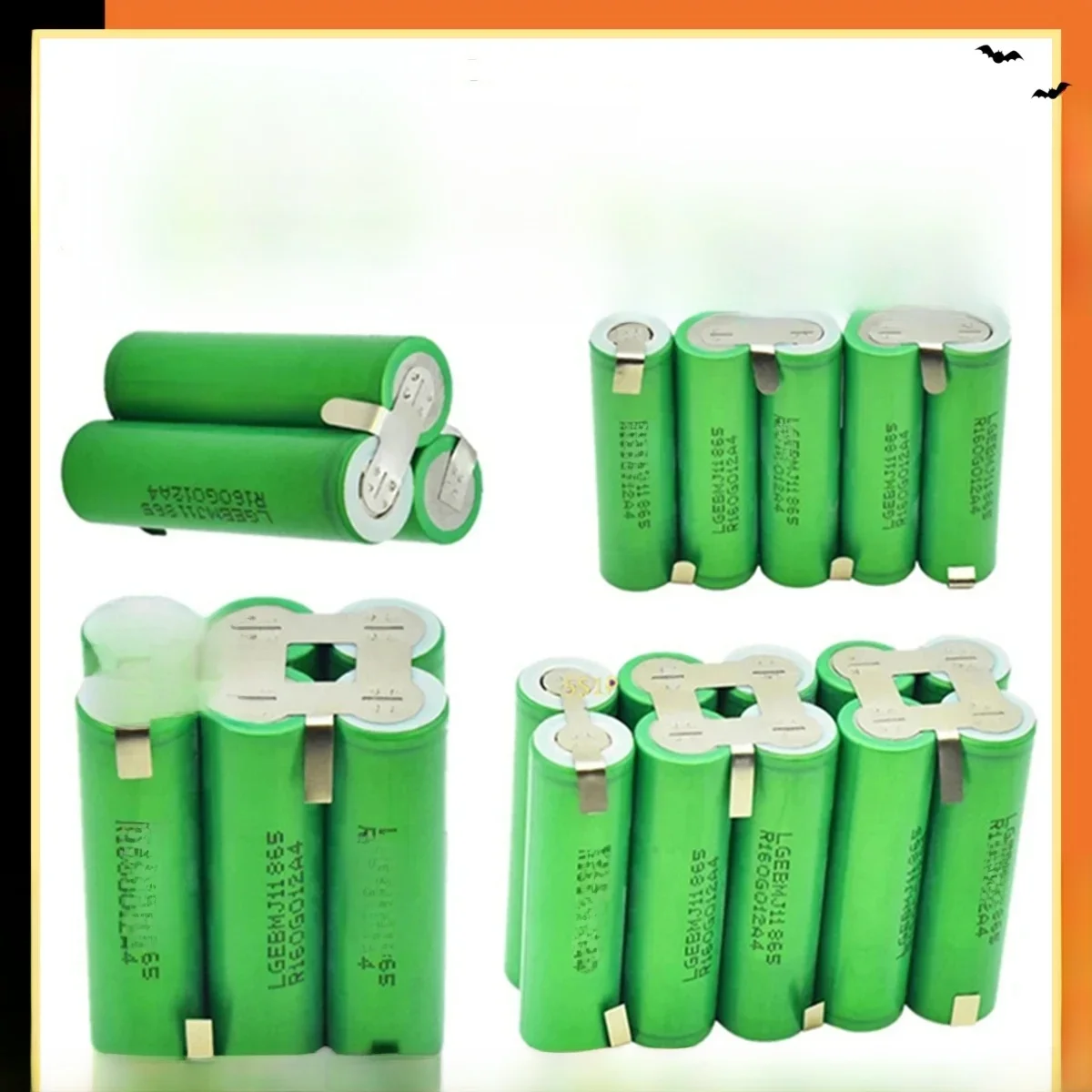 18650MJ1 Li-ion batterij 2s1p 1s3p 3s2p 4s2p 5s2p 18650 power pack 3500 MAh 18 V schroevendraaier 18650 oplaadbare batterij - afbeelding 2