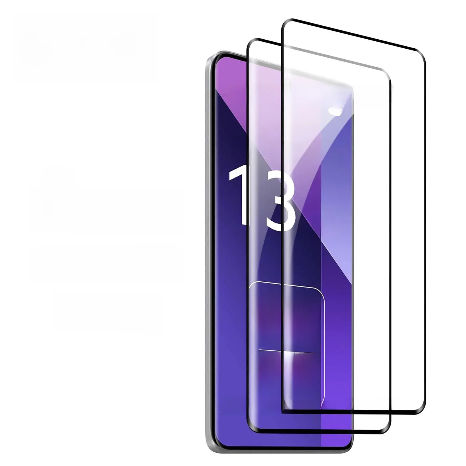 Ochraniacz ekranu 3D do Redmi Note 13 Pro Plus Curve Szkło hartowane HD Strona Pełny klej Przezroczysty 9H Wysoka aluminium — zdjęcie produktu 7