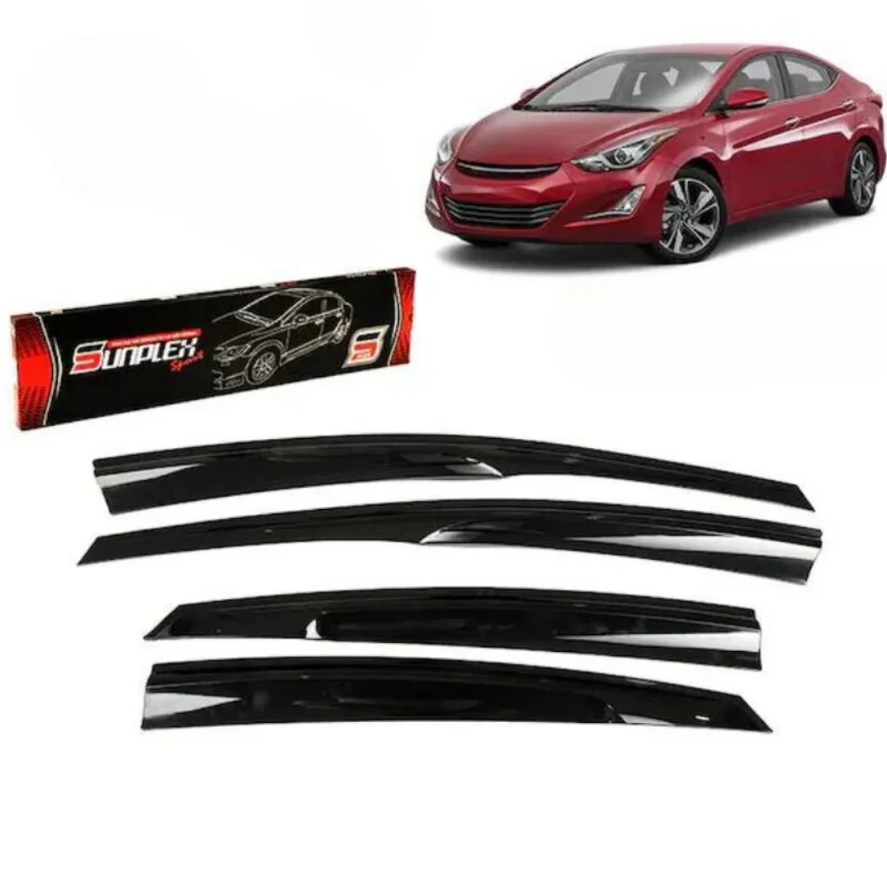 Car window accessories for Hyundai Elantra 2011-2017 Sport Style window deflector rain cover visor awnings Exterior Accessory