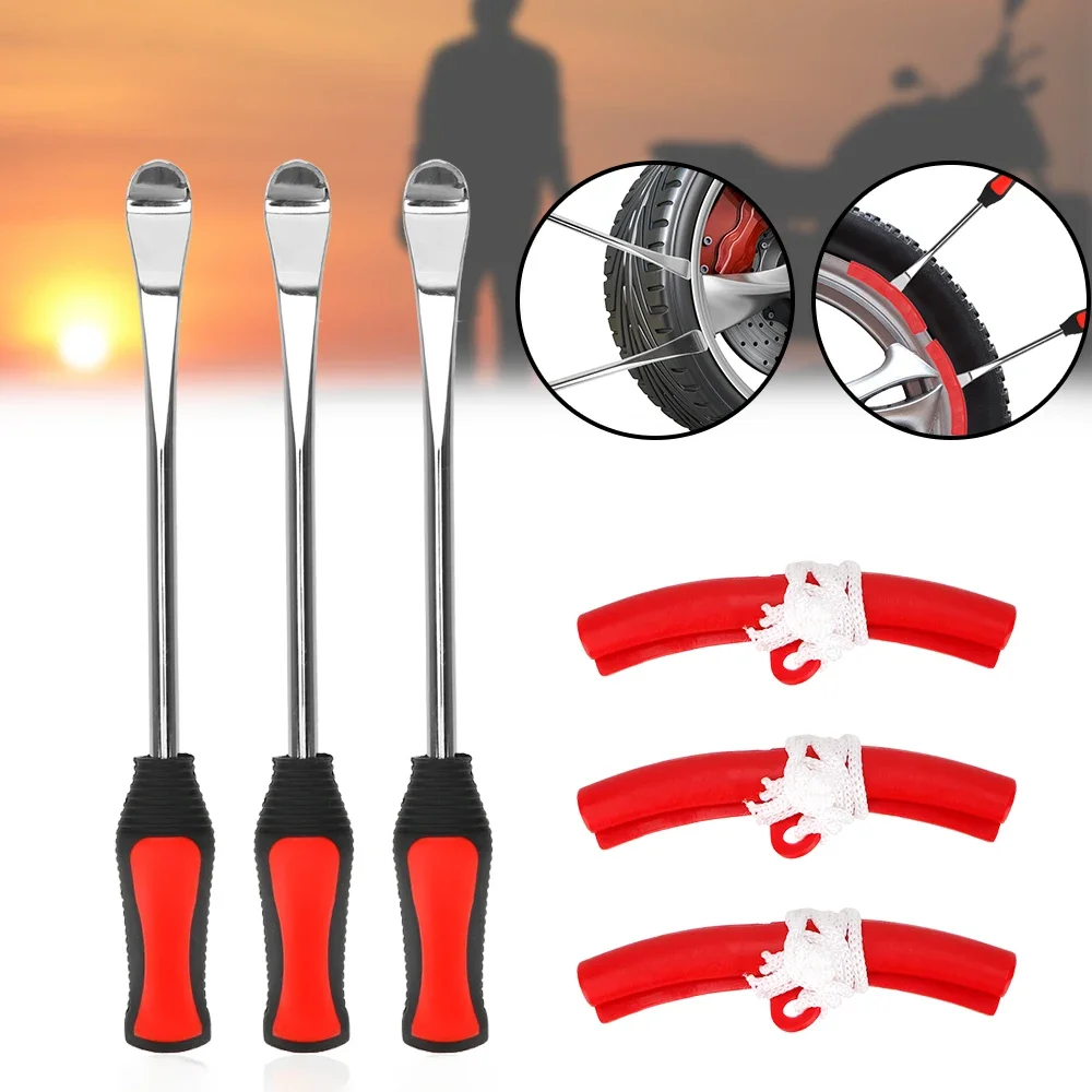 AliExpress NONE Motorcycle Bicycle Tire Changing Levers Auto Spoon Tire Kit Professional Tire Repair Tool Tire Changing Lever Tools