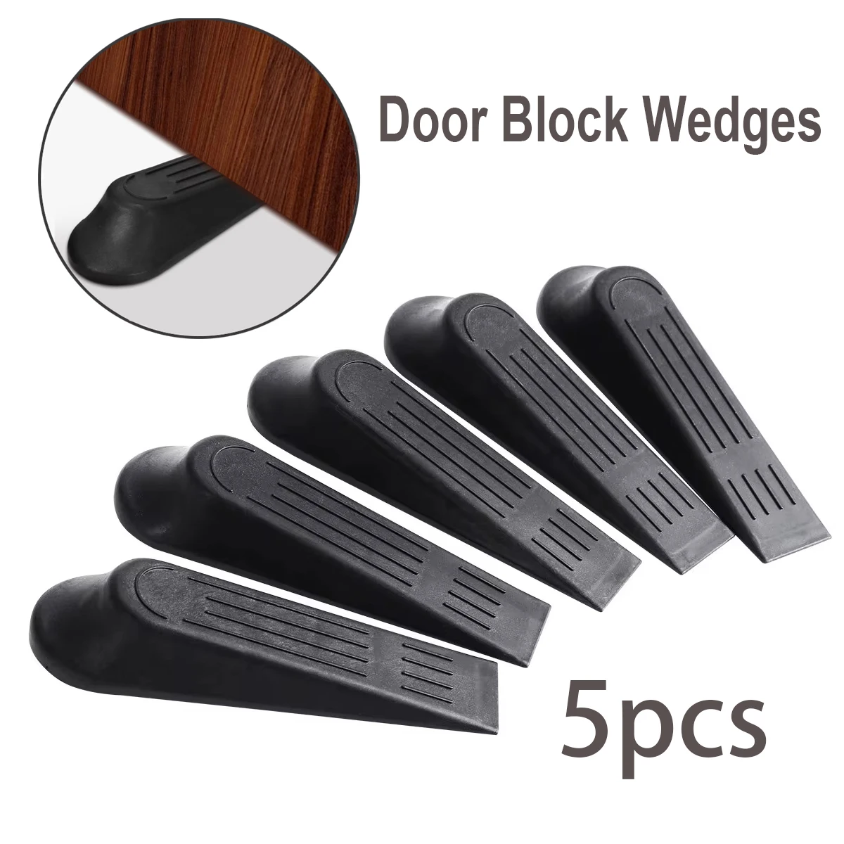 5pcs RV Door Stop Stoppers Door Holder Heavy Duty Door Stopper Door Block Wedge Keeps Doors Open Sliding Jam Block Holder