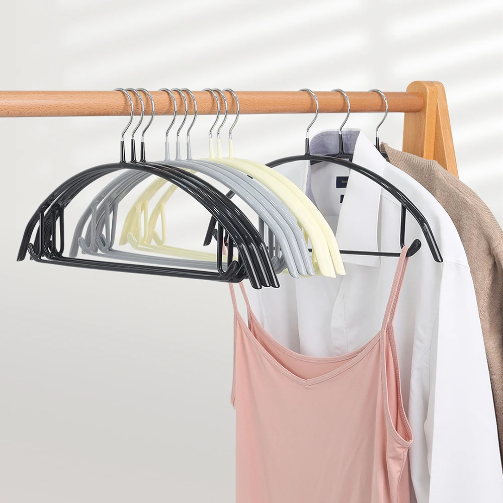 [30 pieces] Steel Non-slip Hanger Shoulder-proof Hangers-on Kit Hanger Iron Hanger Korea Non-slip Hanger