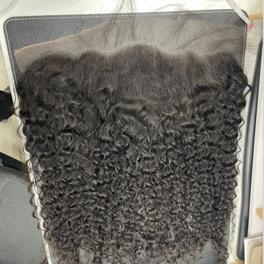 SKINLIKE Echthaar HD Lace Frontal Melt Skins Gerade Unsichtbare HD Lace Closure, Tiefwelle, Kinky Curly, Wasserwelle – Detail 15