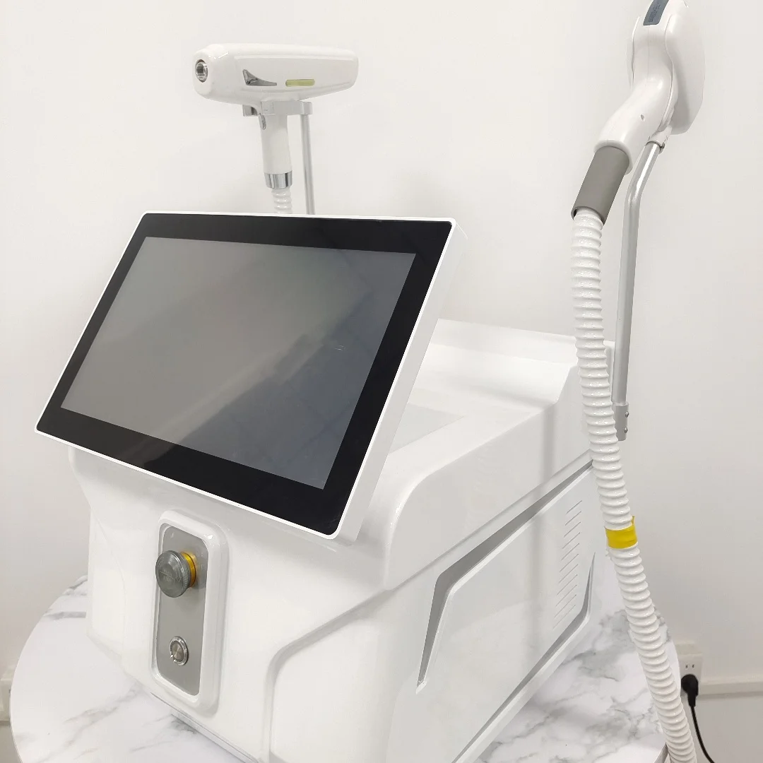 Máquina de depilación láser de diodo Soprano Picotech 2 en 1, depilación, eliminación de tatuajes, dispositivo de belleza profesional de titanio