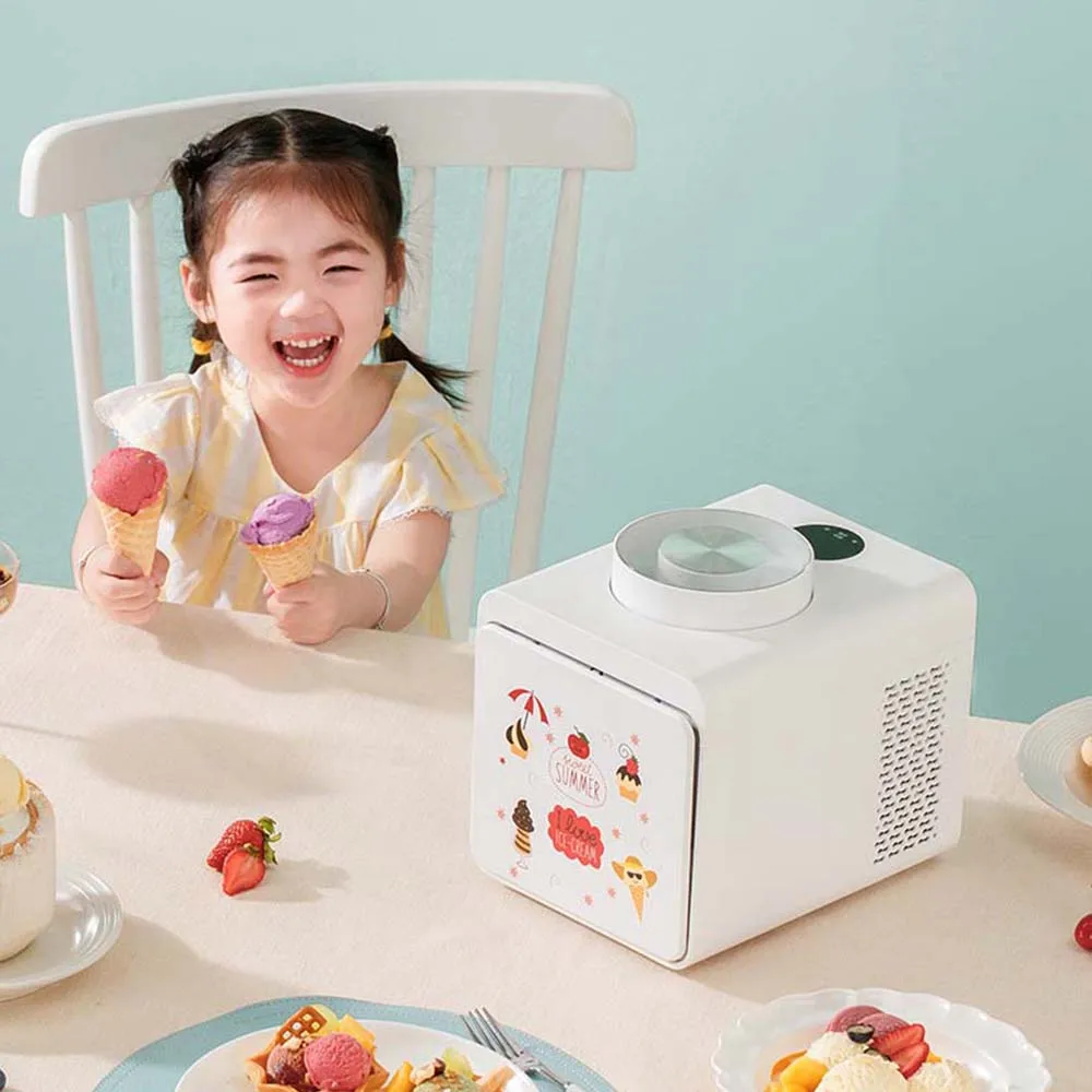 가정용 아이스크림 메이커, 자동 혼합 아이스크림 기계, 소형 스마트 아이스크림 기계